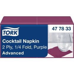 Tork Kaffeserviet, 2-lag, Lilla, 200 stk.