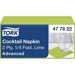 Tork Kaffeserviet, 2-lag, Lime, 200 stk.