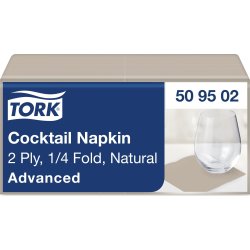 Tork Kaffeserviet, 2-lag, Natur, 200 stk.