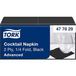 Tork Kaffeserviet, 2-lag, Sort, 200 stk.