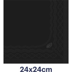 Tork Kaffeserviet, 2-lag, Sort, 200 stk.