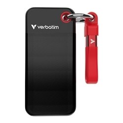 Verbatim USB nøgle 3.2 Gen 2 256GB, sort/Rød