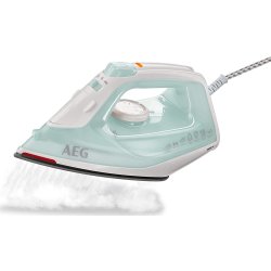 AEG Dampstrygejern - 2400 W, grøn/hvid