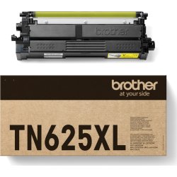 Brother TN625XLY lasertoner, gul, 4.500 sider
