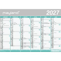 Mayland 26/27 Kæmpekalender, 2x6 mdr.