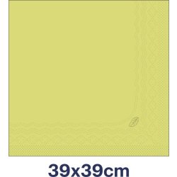 Tork Middagsserviet, 3-lag, Lime, 100 stk.