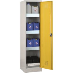 Kemiskab til vandskadelige stoffer, 500x500x1950mm