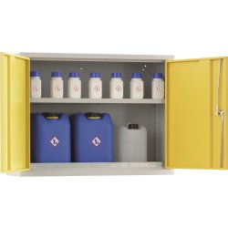 Kemivægskab t/vandskadelige stoffer, 800x300x600mm