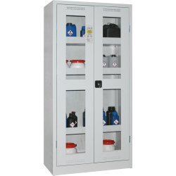 Kemiskab m/vindue til giftig kemi, 950x500x1950mm