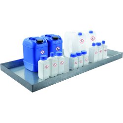 Hylde til brandsikkert kemiskab, 1190x598 mm.