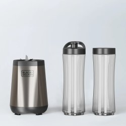BLACK+DECKER Smoothie Blender 500W Rustfrit Stål