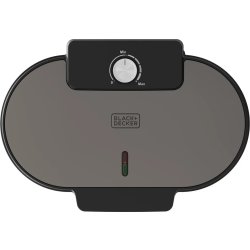 BLACK+DECKER Vaffeljern Dobbelt 1400W