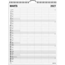 Mayland 26/27 Vægkalender, Black & White