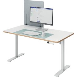 Leitz bordskærmvæg højdejust. 60x70cm, grå