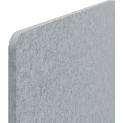 Leitz bordskærmvæg højdejust. 60x70cm, grå