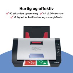 GBC Lamineringsmaskine Velocity-A4 semi-auto