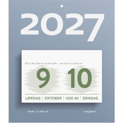 Mayland 2027 Afrivningskalender, humør