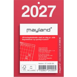 Mayland 2027 Afrivningskalender, lille