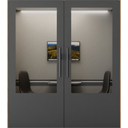 PhoneAlone Dobbeltboks, 2 pers., Grå/lys eg