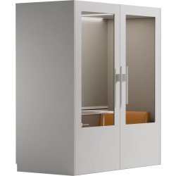 PhoneAlone Dobbeltboks, 2 pers., Hvid