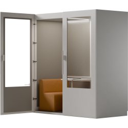 PhoneAlone Dobbeltboks, 2 pers., Hvid