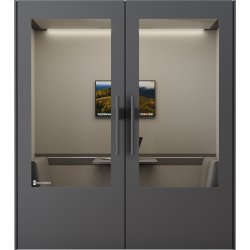 PhoneAlone Mødeboks, 4 pers., Grå