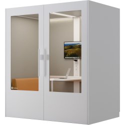 PhoneAlone Mødeboks, 4 pers., Hvid