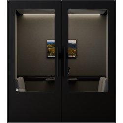 PhoneAlone Mødeboks, 4 pers., Sort