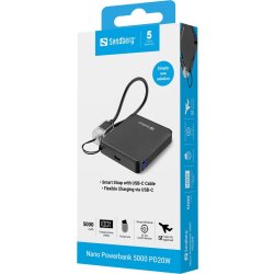 Sandberg Nano Powerbank 5000 mAh - PD20W