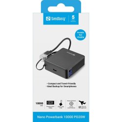 Sandberg Nano Powerbank 10000 mAh - PD20W