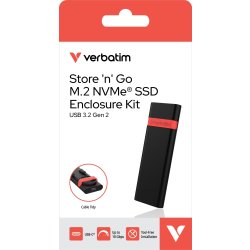 Verbatim Pocket kabinet kit – USB 3.2 Gen 2, sort