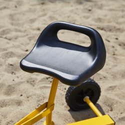 NORDIC PLAY Gravemaskine med hjul, gul