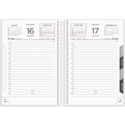 Mayland 2027 Dagkalender, hvid