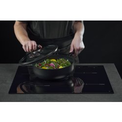Scanpan Pro SB+ Dyb sauterpande med glaslåg, 26 cm