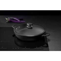 Scanpan Pro SB+ Sauterpande med glaslåg, 32 cm.