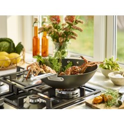 Scanpan Black Iron Wok, 30 cm.