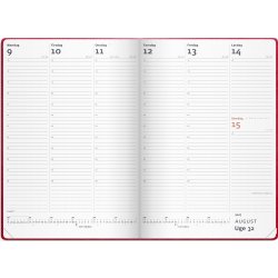 Mayland 2027 Kalender, City Diplomat, vinyl, rød