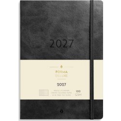 Mayland 2027 Kalender, Forma Deluxe A5, sort