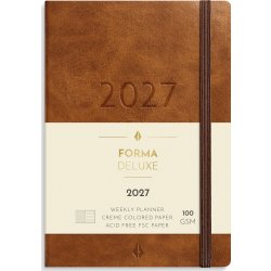 Mayland 2027 Kalender, Forma Deluxe A6, brun