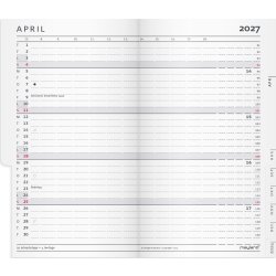 Mayland 2027 Kalender, Index Planner Mini, grå