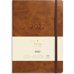 Mayland 2027 Kalender, Forma Deluxe høj., A5, brun