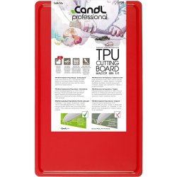 Candl TPU Skærebræt, Proff, 53x32,5 cm, rød