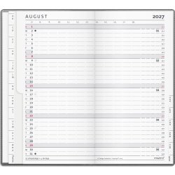 Mayland 2027 Kalender, Index Planner, grå