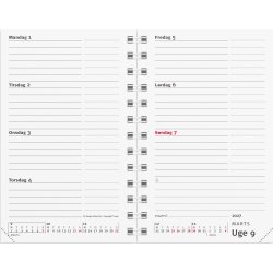 Mayland 2027 Kalender, Mini Planner, vinyl, sort