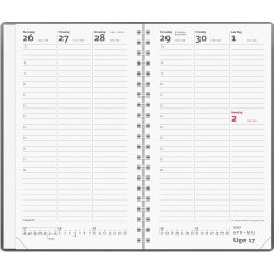 Mayland 2027 Kalender, Week Planner, vinyl, grå