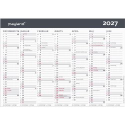 Mayland 2027 Kontor Bordkalender