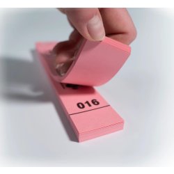 Exacompta Garderobemærker, 50 stk., pink