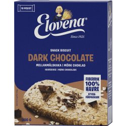Elovena Biscuit Mørk Chokolade, 300 g