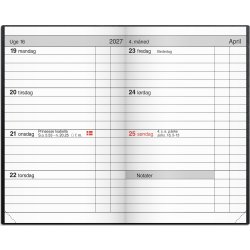 Mayland 2027 Lommekalender, kunstskind, blå