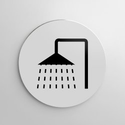 Skilt | Rund | Ø10 cm